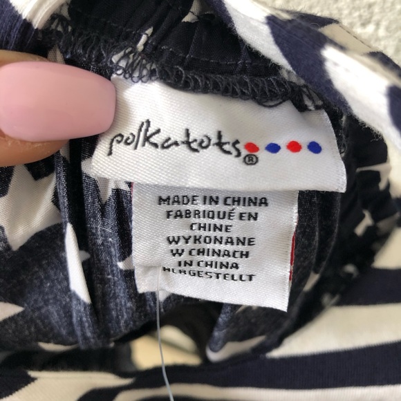 Polka Tots Patriotic dress sz: 12M NWT - Picture 4 of 7